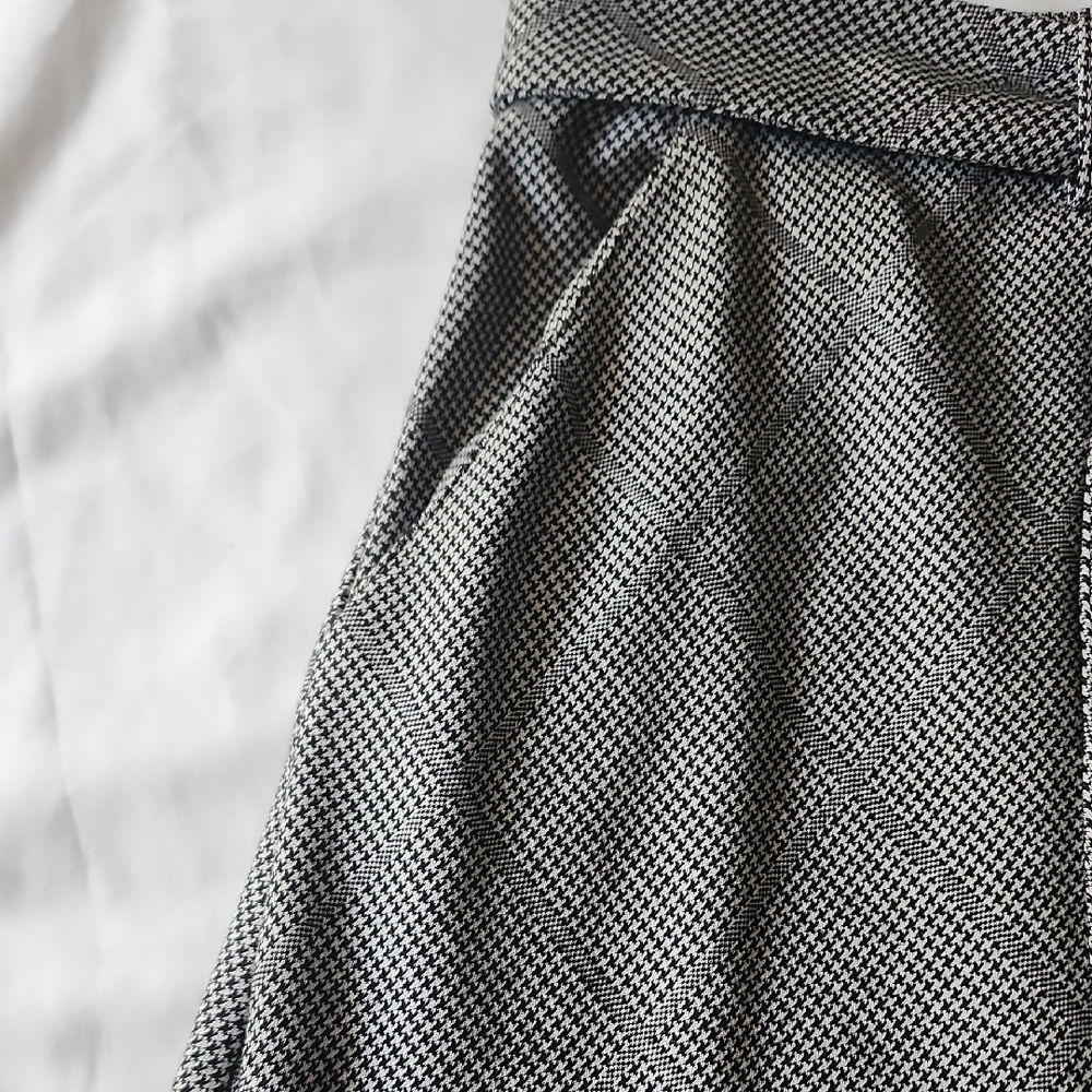 Cato Gray Belted A-Line Skirt - Picture 3 of 12